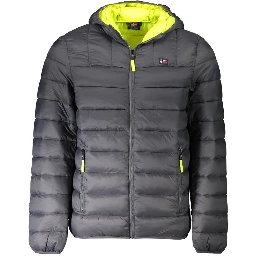 Gray Polyamide Shell Jacket