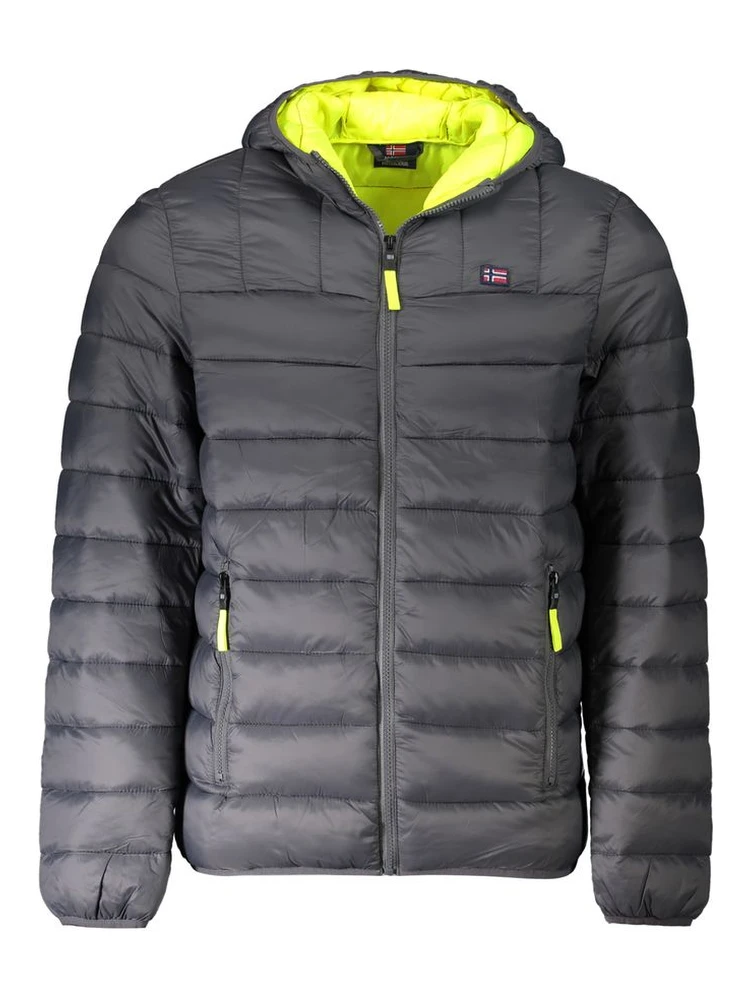 Gray Polyamide Shell Jacket