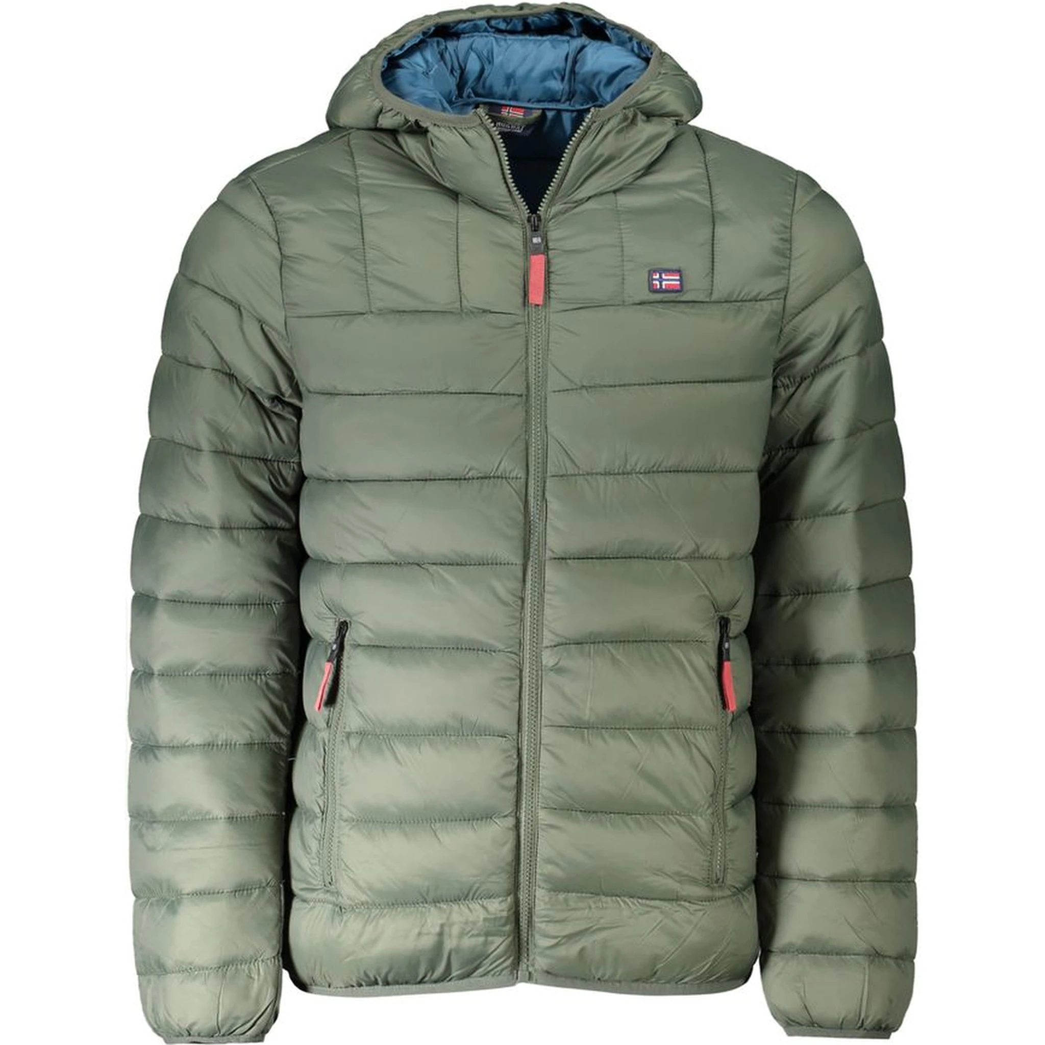 Green Polyamide Men Jacket