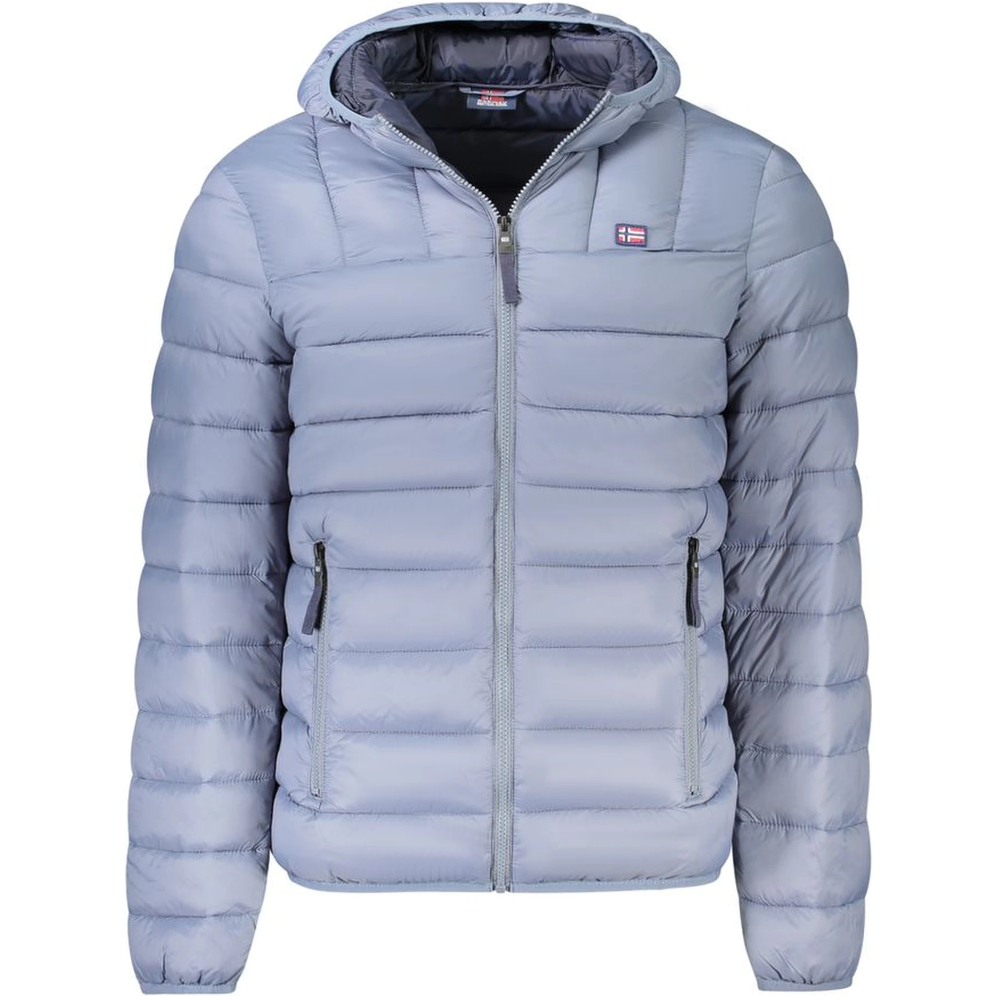 Gray Polyamide Men Jacket
