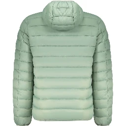 Green Polyamide Men Jacket