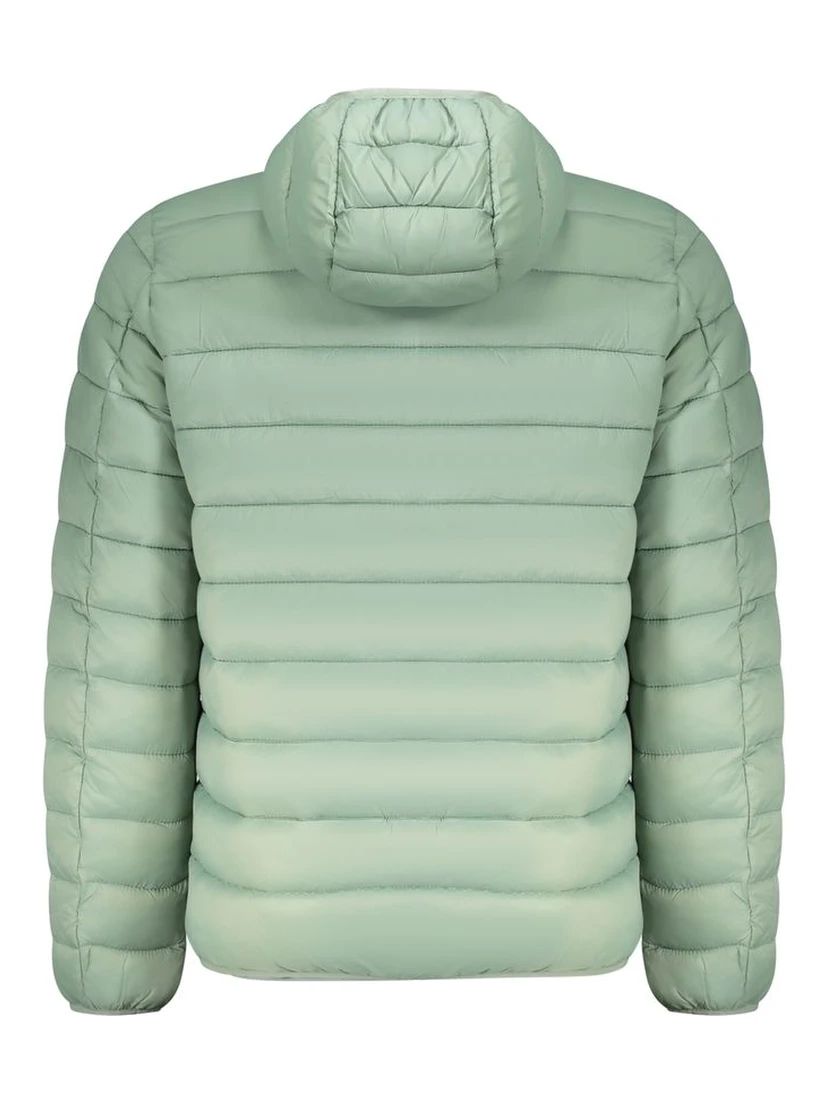 Green Polyamide Men Jacket
