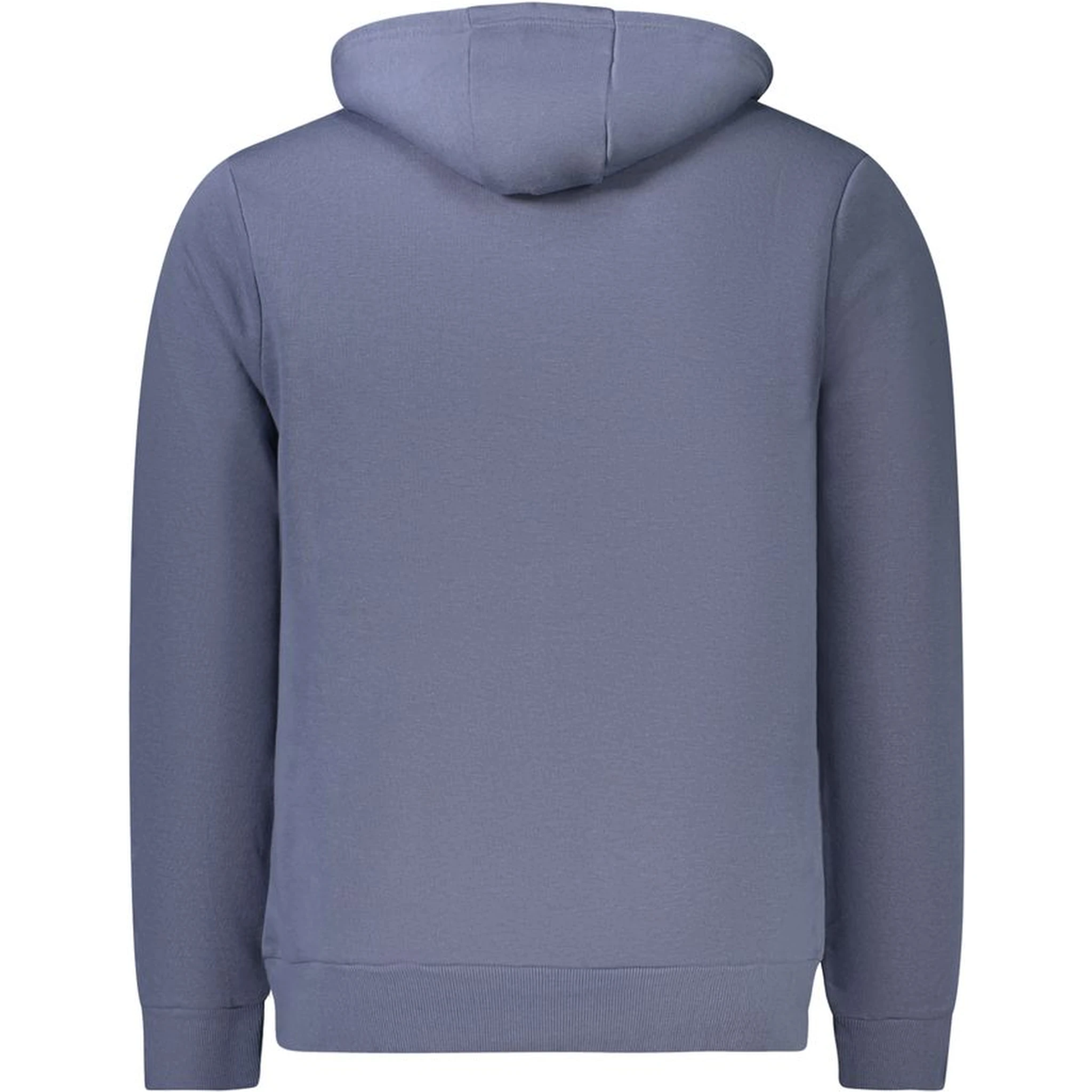 Blue Cotton Men's Hooded Sweater