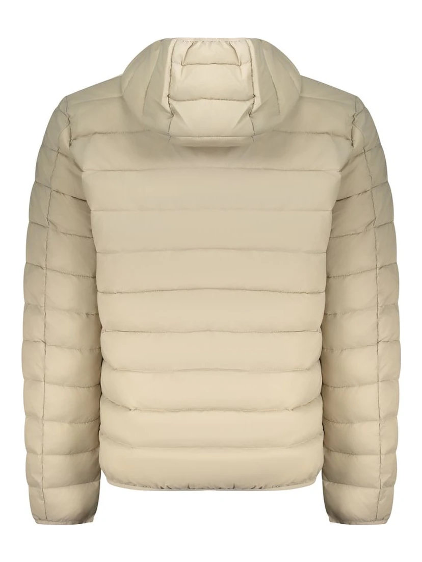 Beige Polyamide Men Jacket
