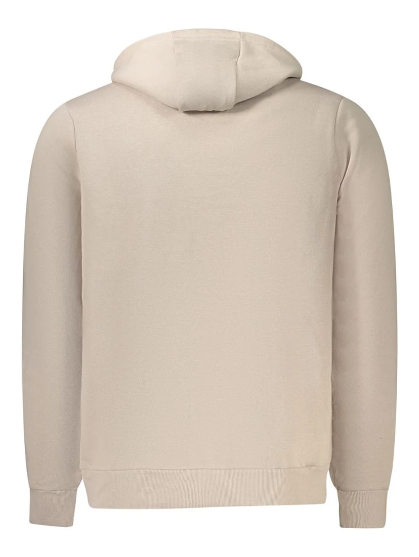 Beige Cotton Men Sweater