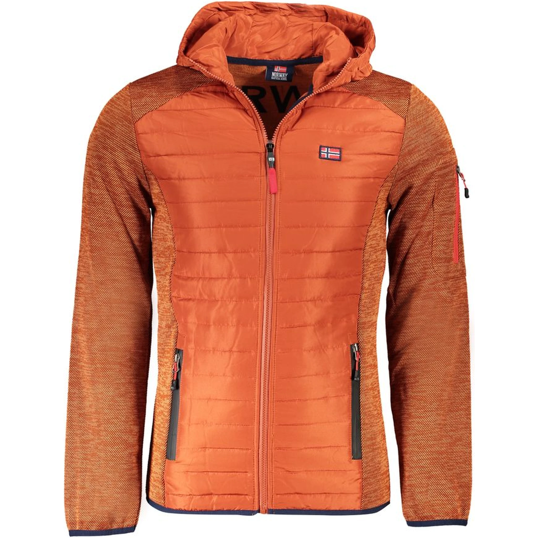 Marrone Polyester Men's Jacket