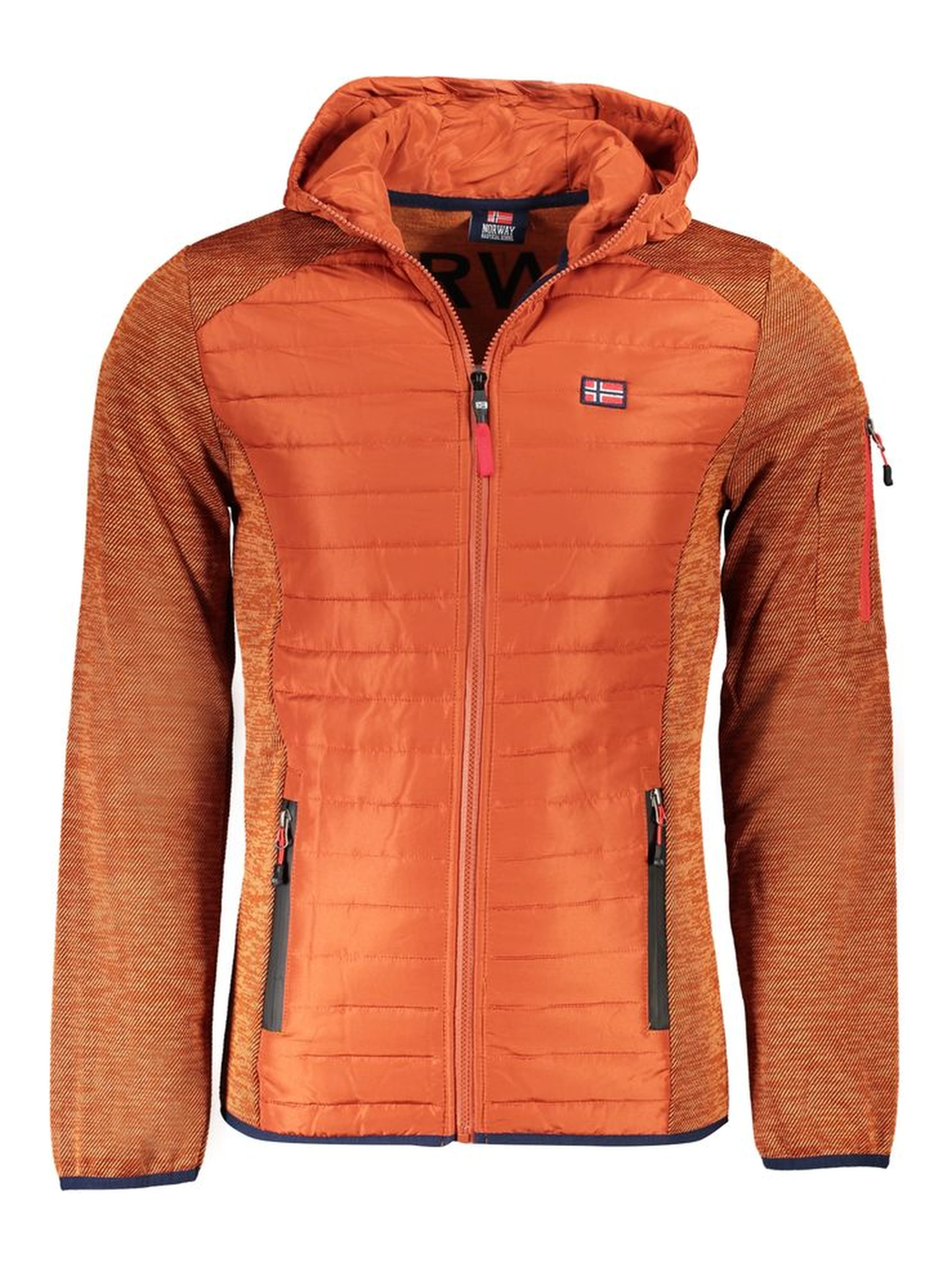 Marrone Polyester Men's Jacket