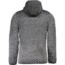 Gray Polyester Shell Jacket