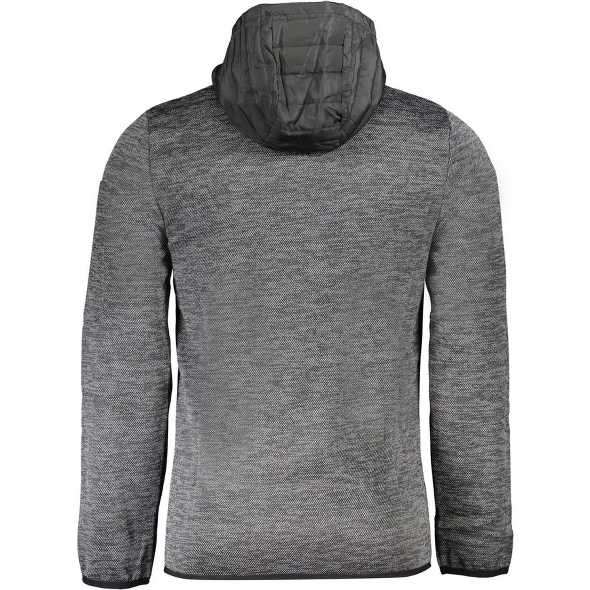Gray Polyester Shell Jacket