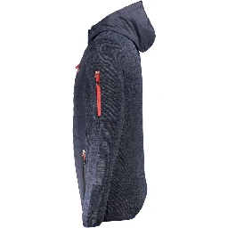 Blue Polyester Shell Jacket