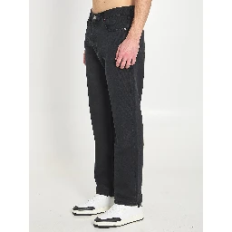 بنطلون جينز فضفاض مستقيم