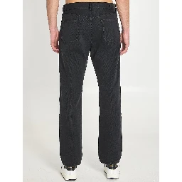 بنطلون جينز فضفاض مستقيم