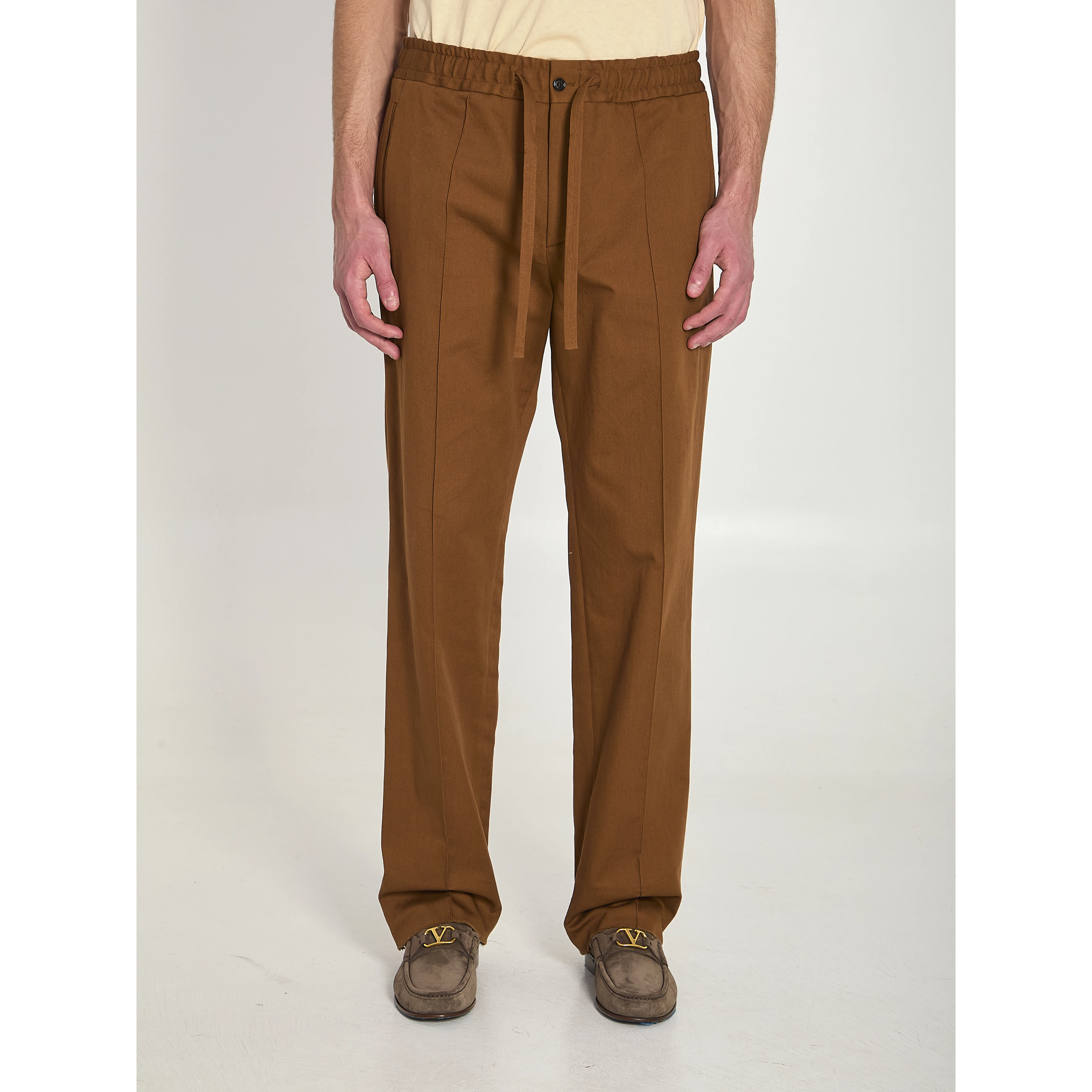 Cotton gabardine pants