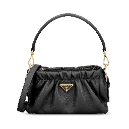 حقيبة من جلد نابا المجعد