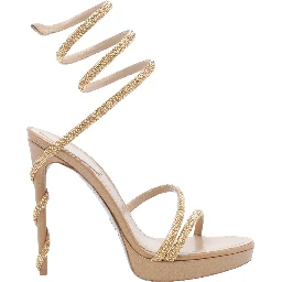 René Caovilla Sandals Golden