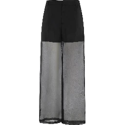 PANTALONE 5 TASCHE IN ORGANZA DI SETA