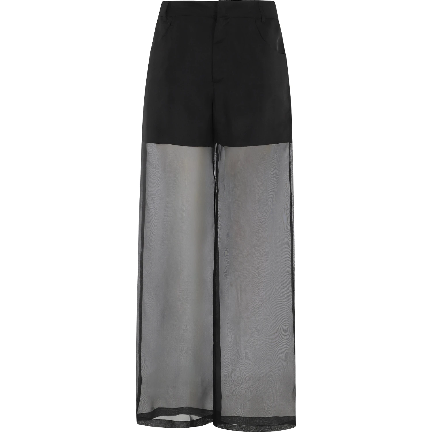 PANTALONE 5 TASCHE IN ORGANZA DI SETA
