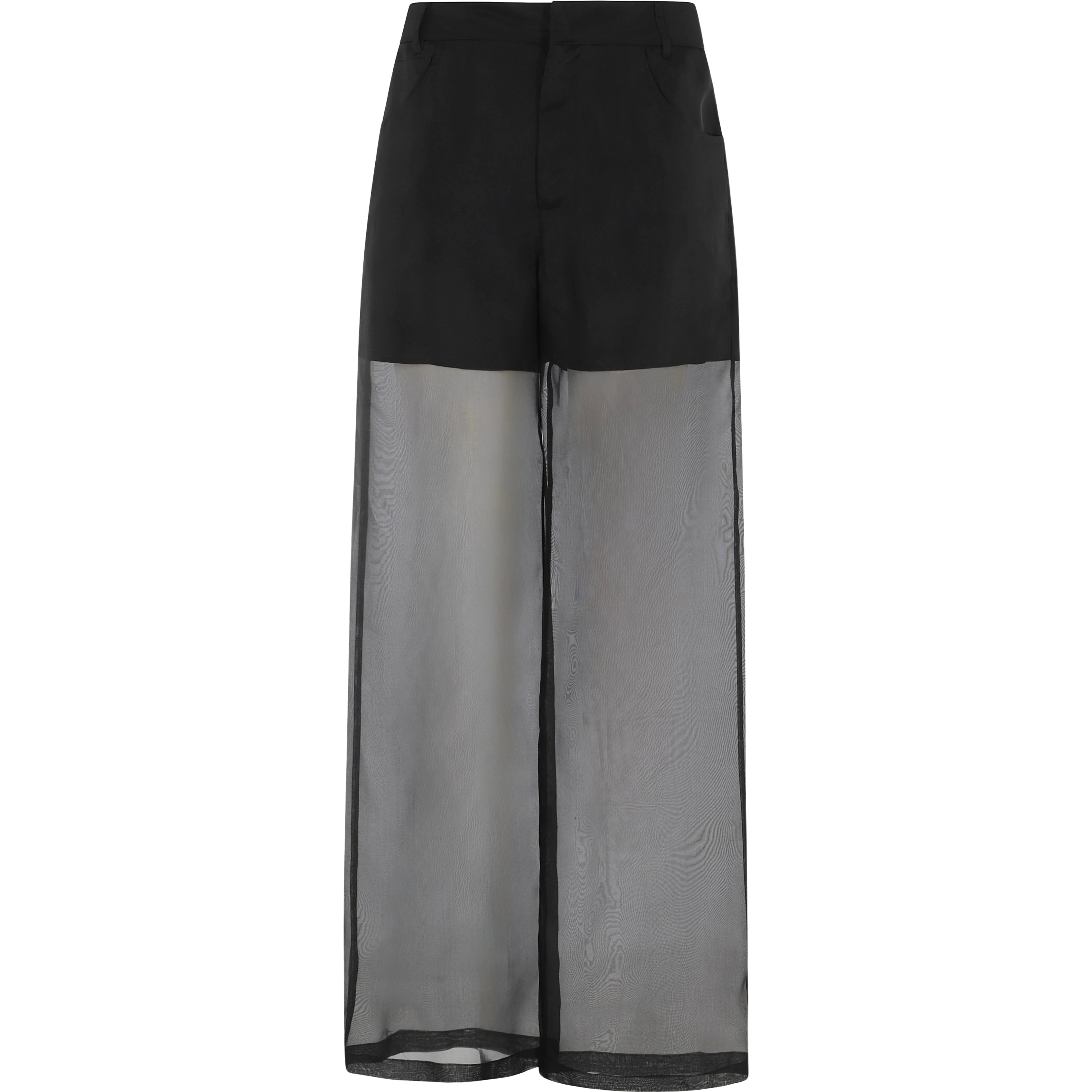 PANTALONE 5 TASCHE IN ORGANZA DI SETA