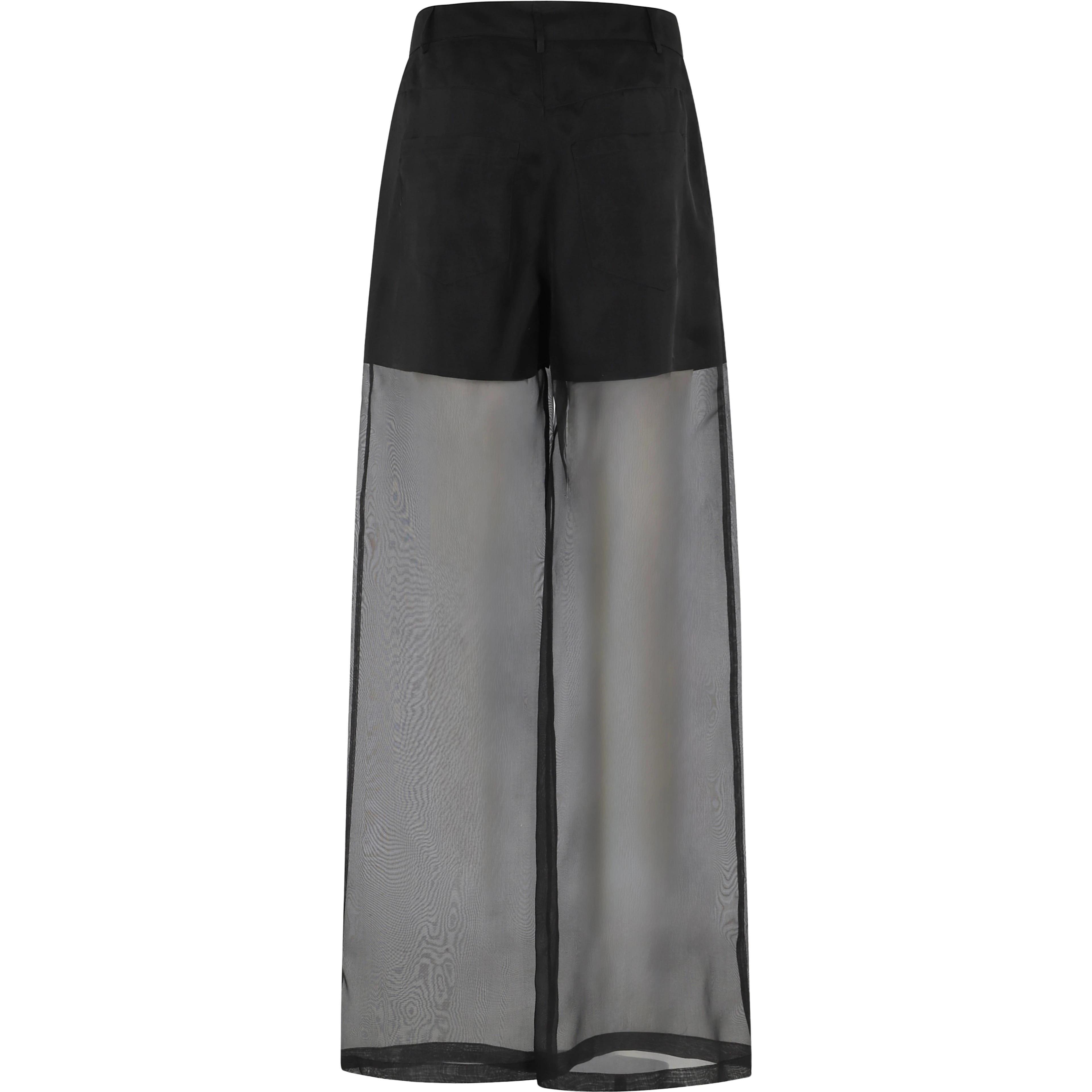 PANTALONE 5 TASCHE IN ORGANZA DI SETA