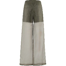 PANTALONE 5 TASCHE IN ORGANZA DI SETA