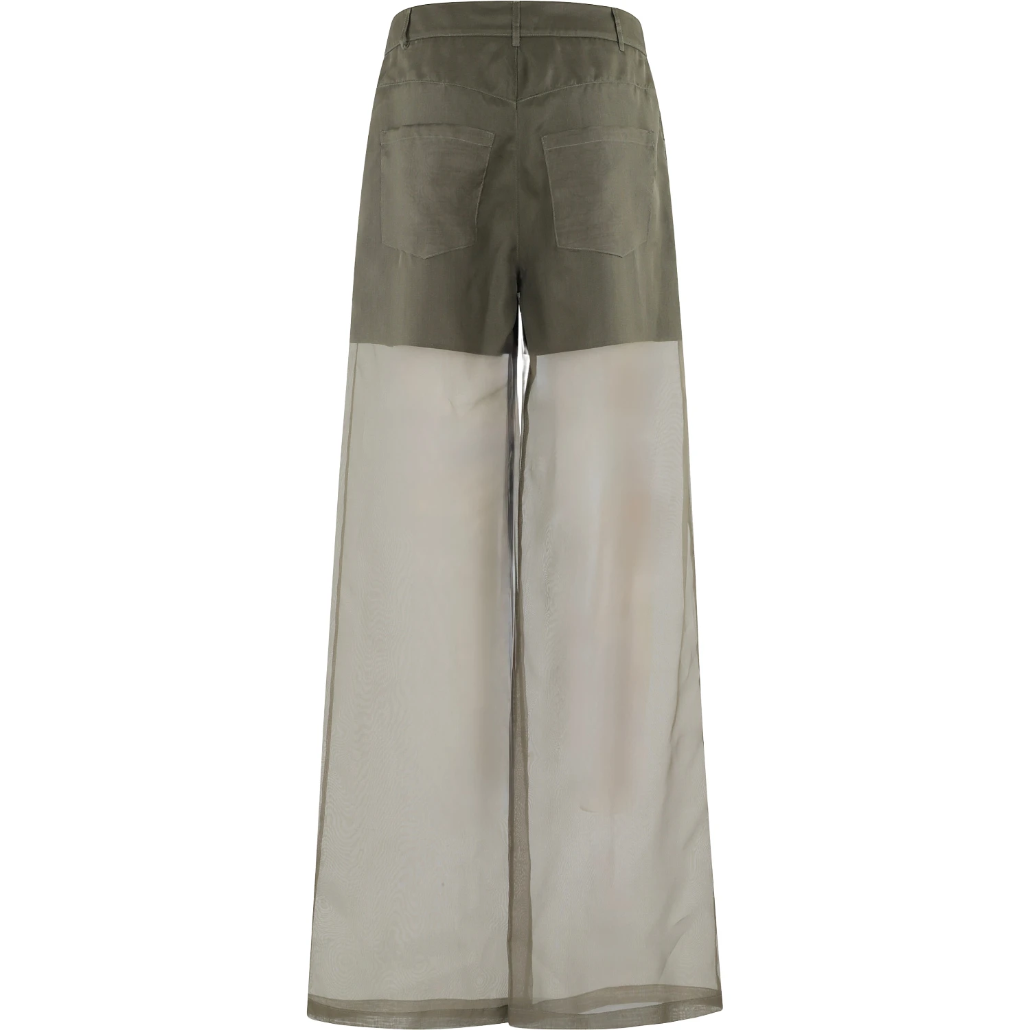 PANTALONE 5 TASCHE IN ORGANZA DI SETA