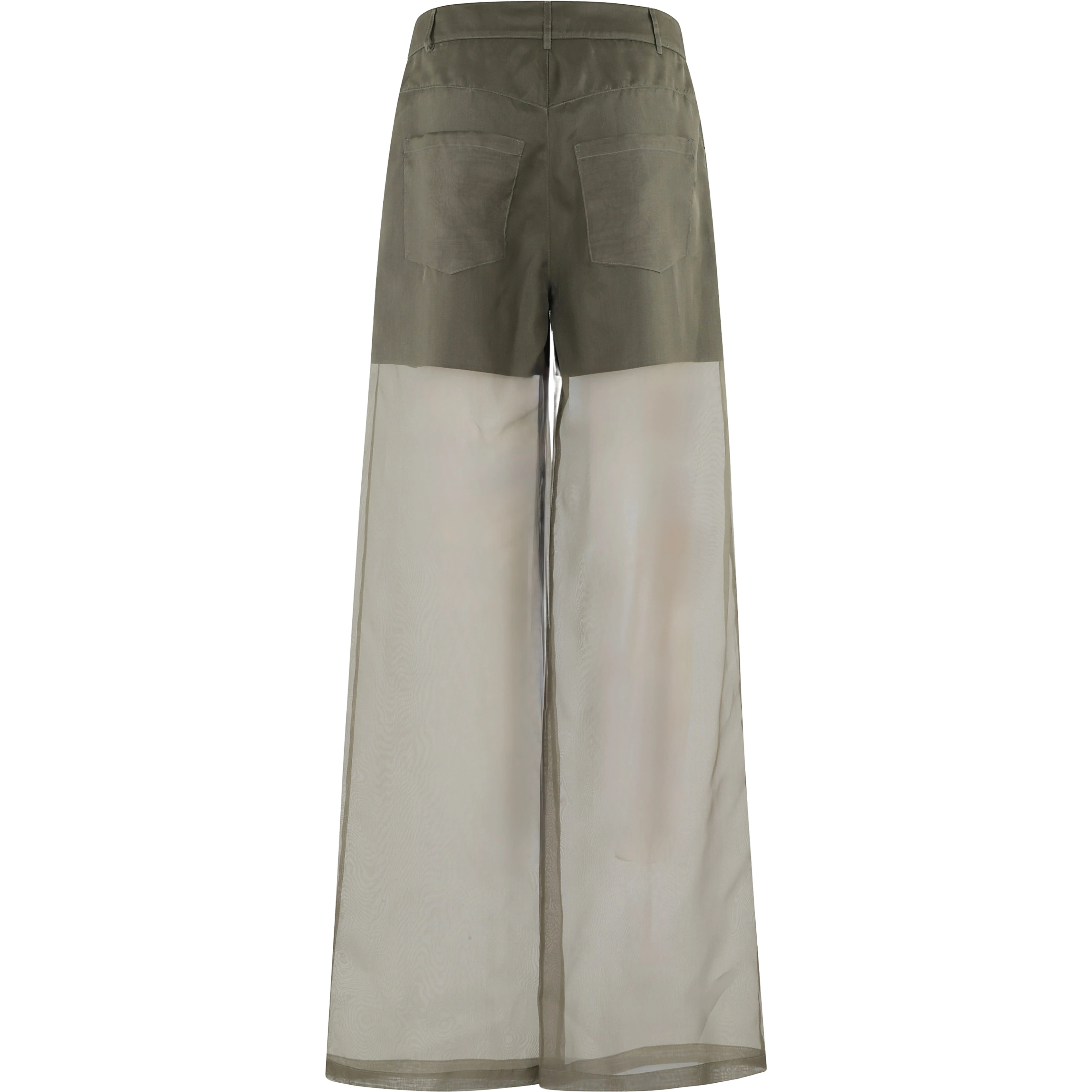 PANTALONE 5 TASCHE IN ORGANZA DI SETA