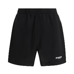 شورت برمودا أسود من القطن