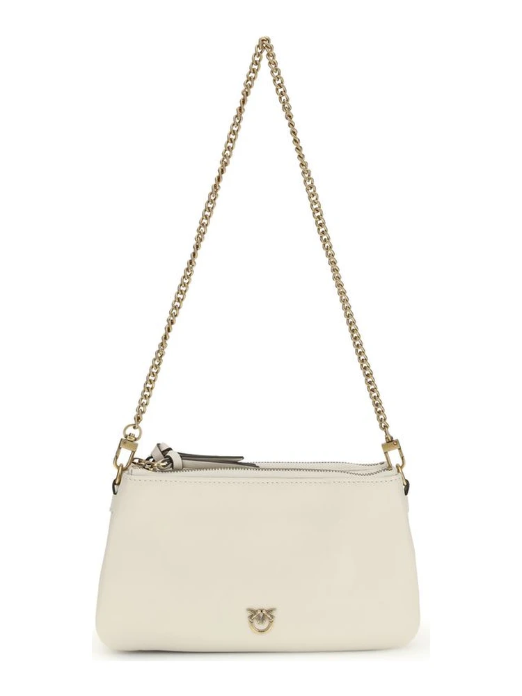 حقيبة كتف بوس توروس من جلد العجل البيج