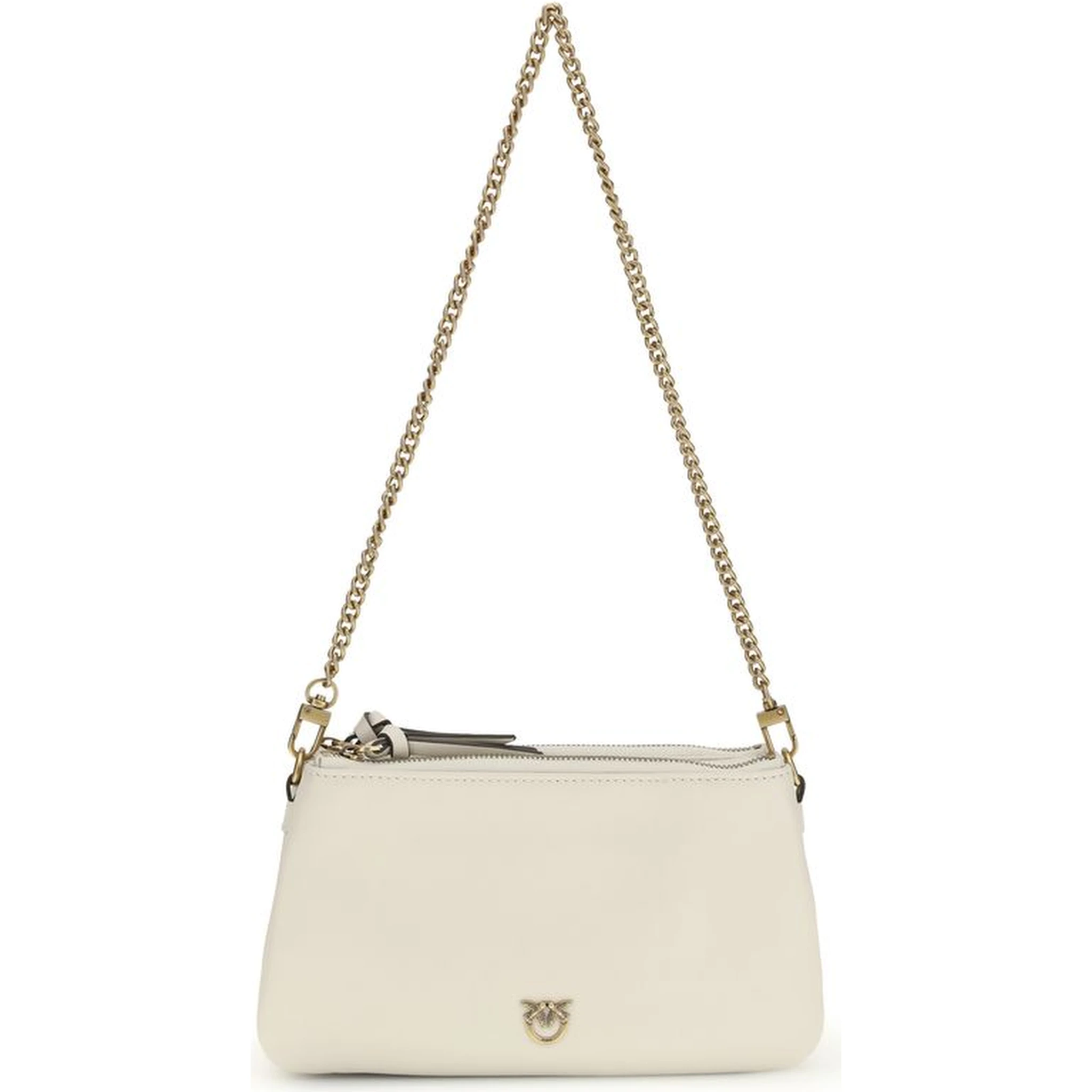 حقيبة كتف بوس توروس من جلد العجل البيج