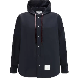 Black Polyamide Sweatshirt