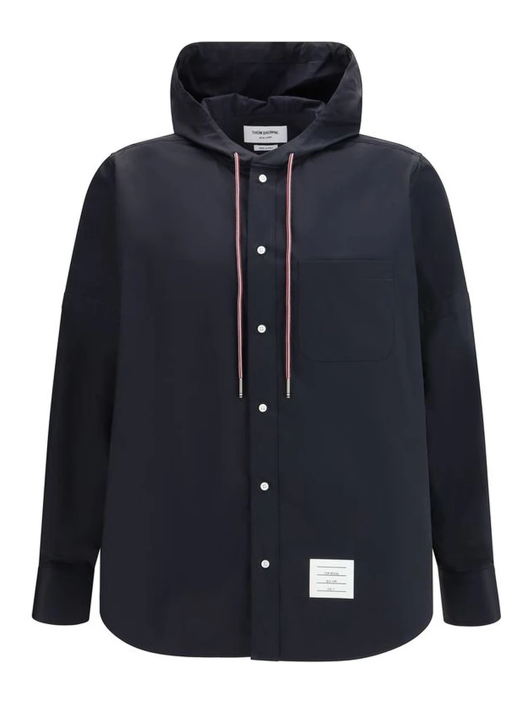 Black Polyamide Sweatshirt