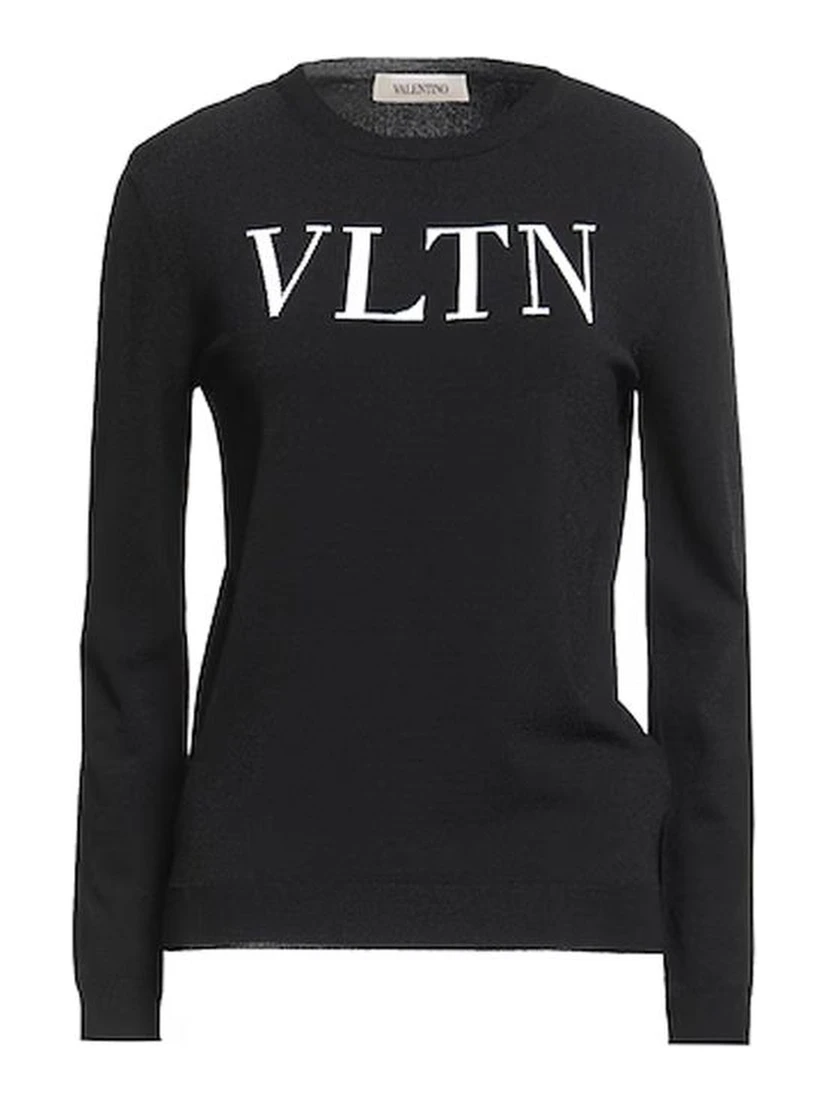 Black Polyamide Sweatshirt