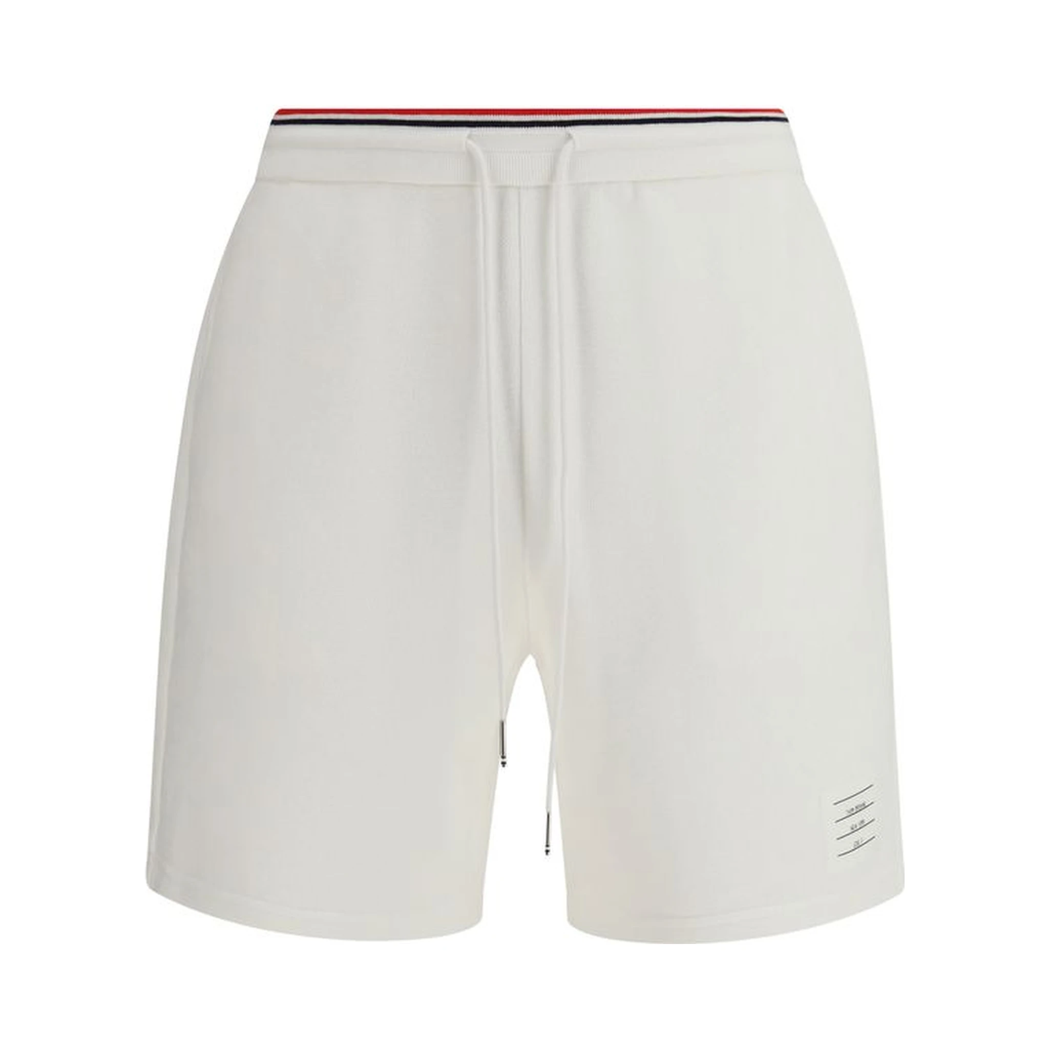 White Cotton Bermuda Shorts