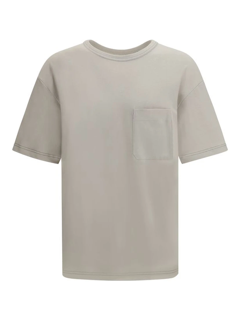 Beige Cotton T-Shirt