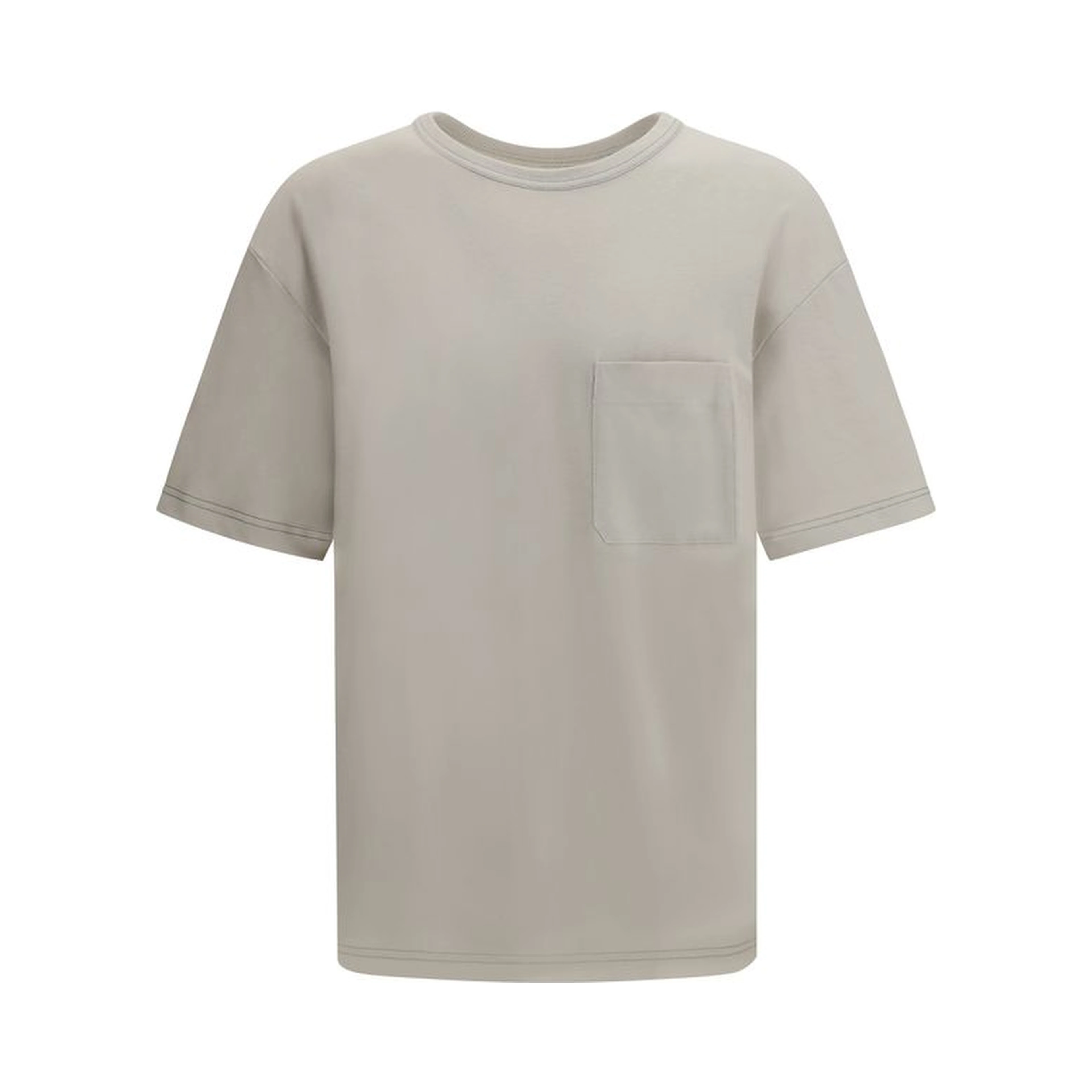 Beige Cotton T-Shirt