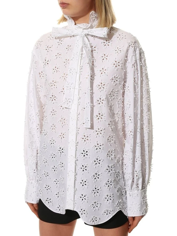 White Cotton Blouse alternative