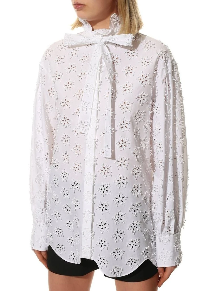 White Cotton Blouse