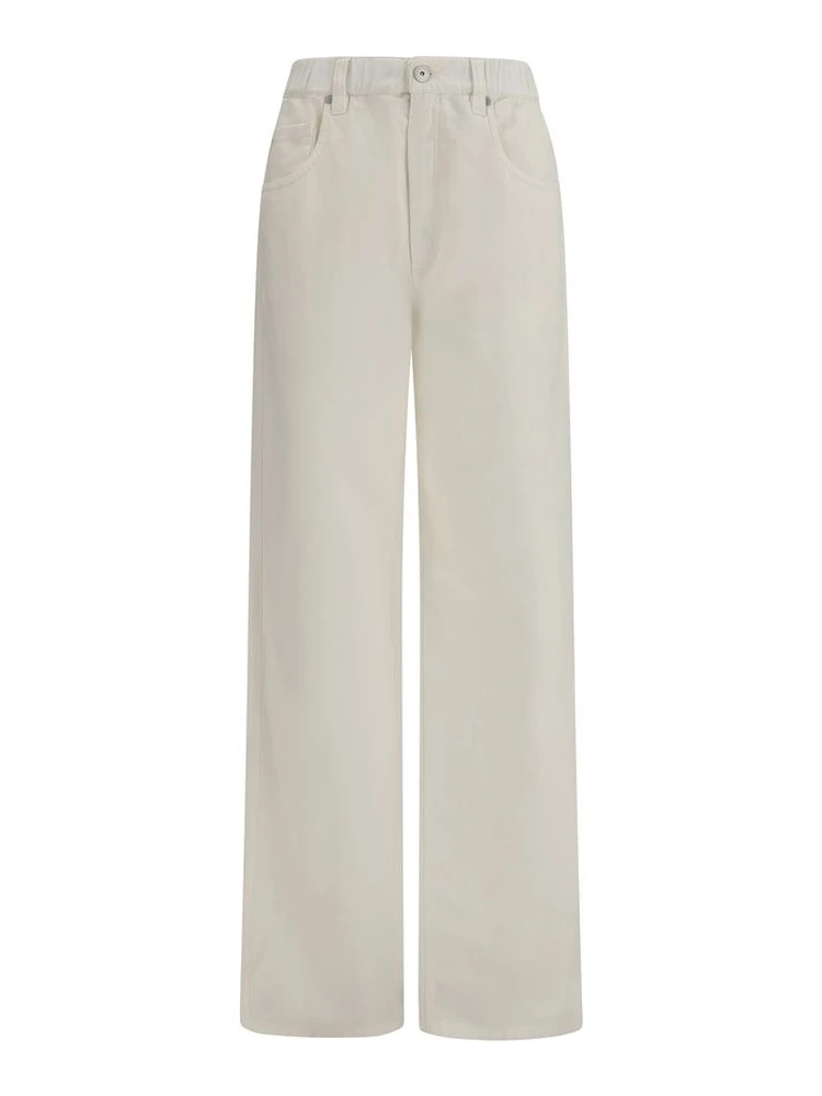 White Cotton Jeans Denim