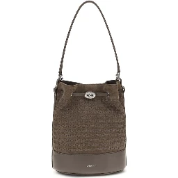 Brown Calf Leather Bos Taurus Handbag