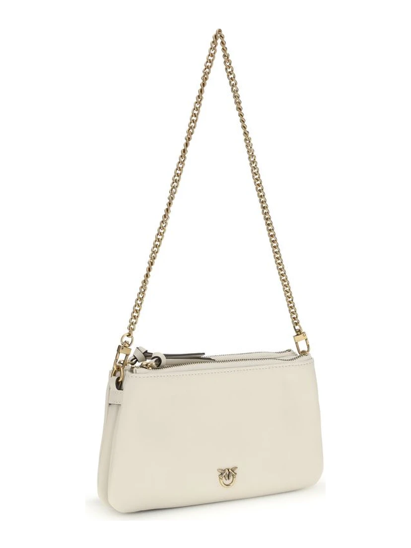 حقيبة كتف بوس توروس من جلد العجل البيج