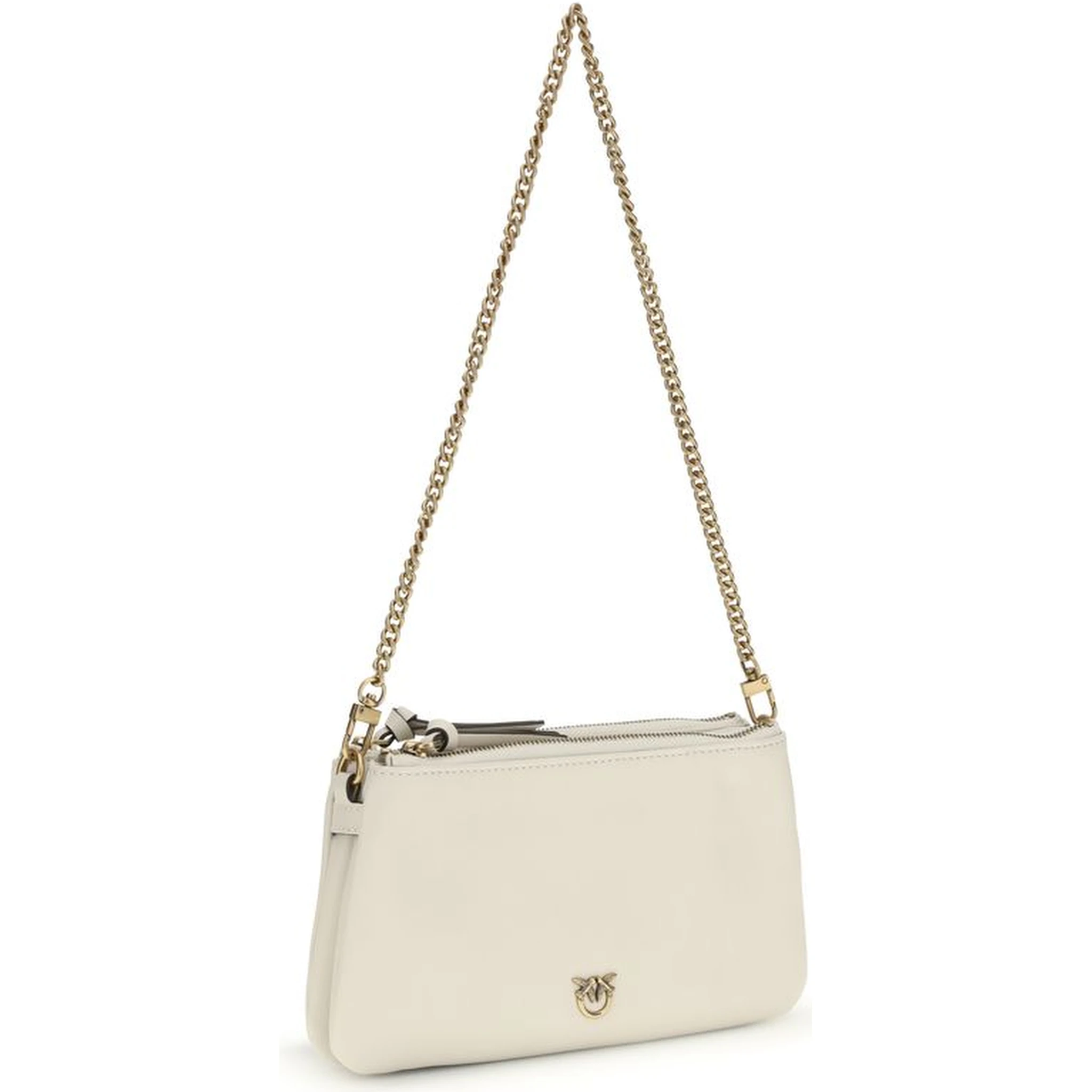 حقيبة كتف بوس توروس من جلد العجل البيج