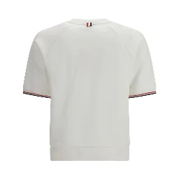 White Cotton Sweatshirt