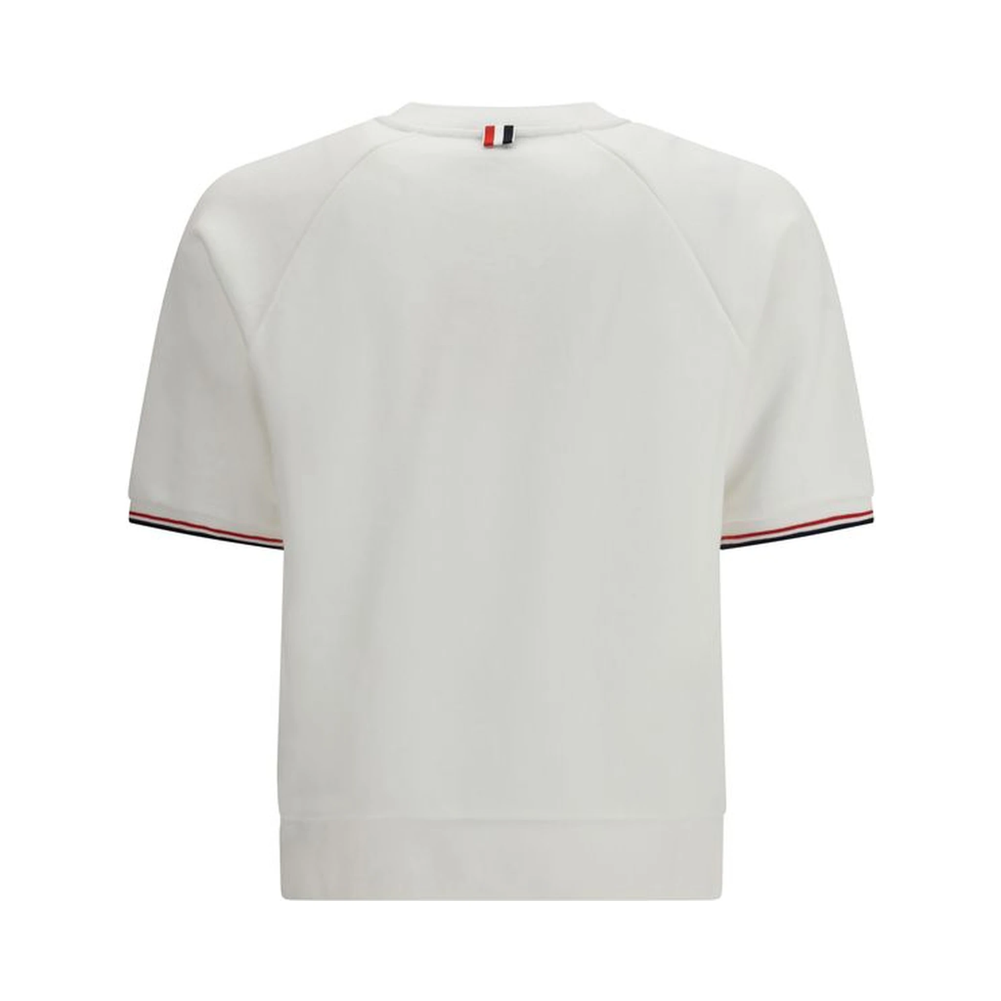 White Cotton Sweatshirt