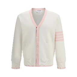 White Cotton Cardigan