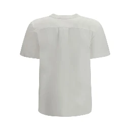 تي شيرت قطني أبيض