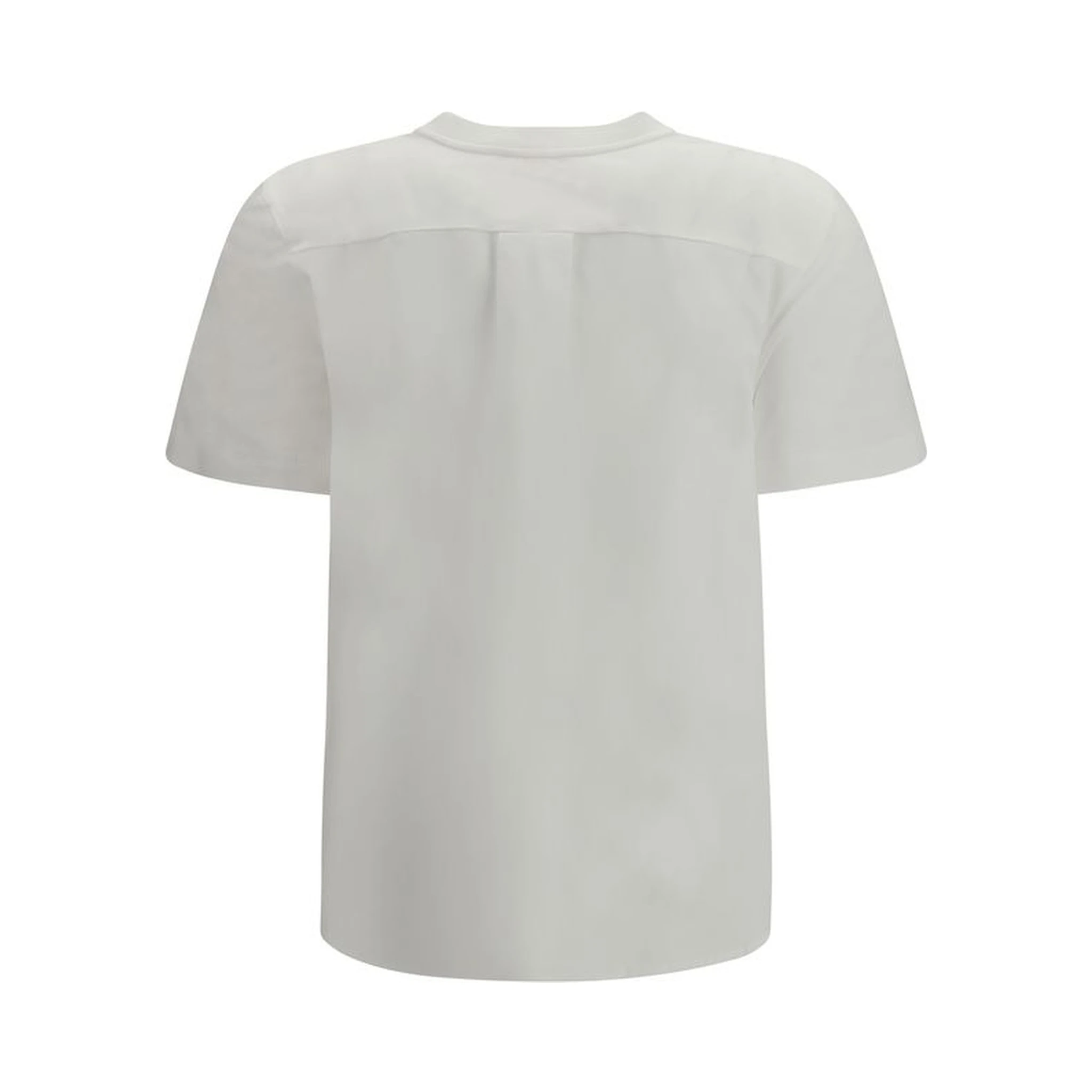 تي شيرت قطني أبيض