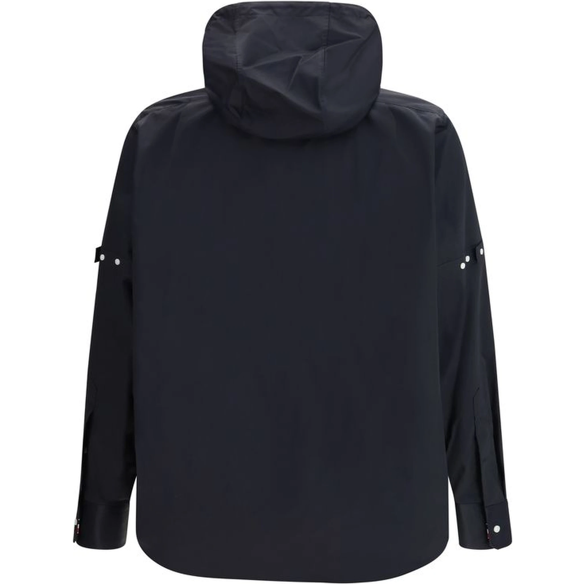 Black Polyamide Sweatshirt
