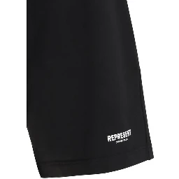 شورت برمودا أسود من القطن