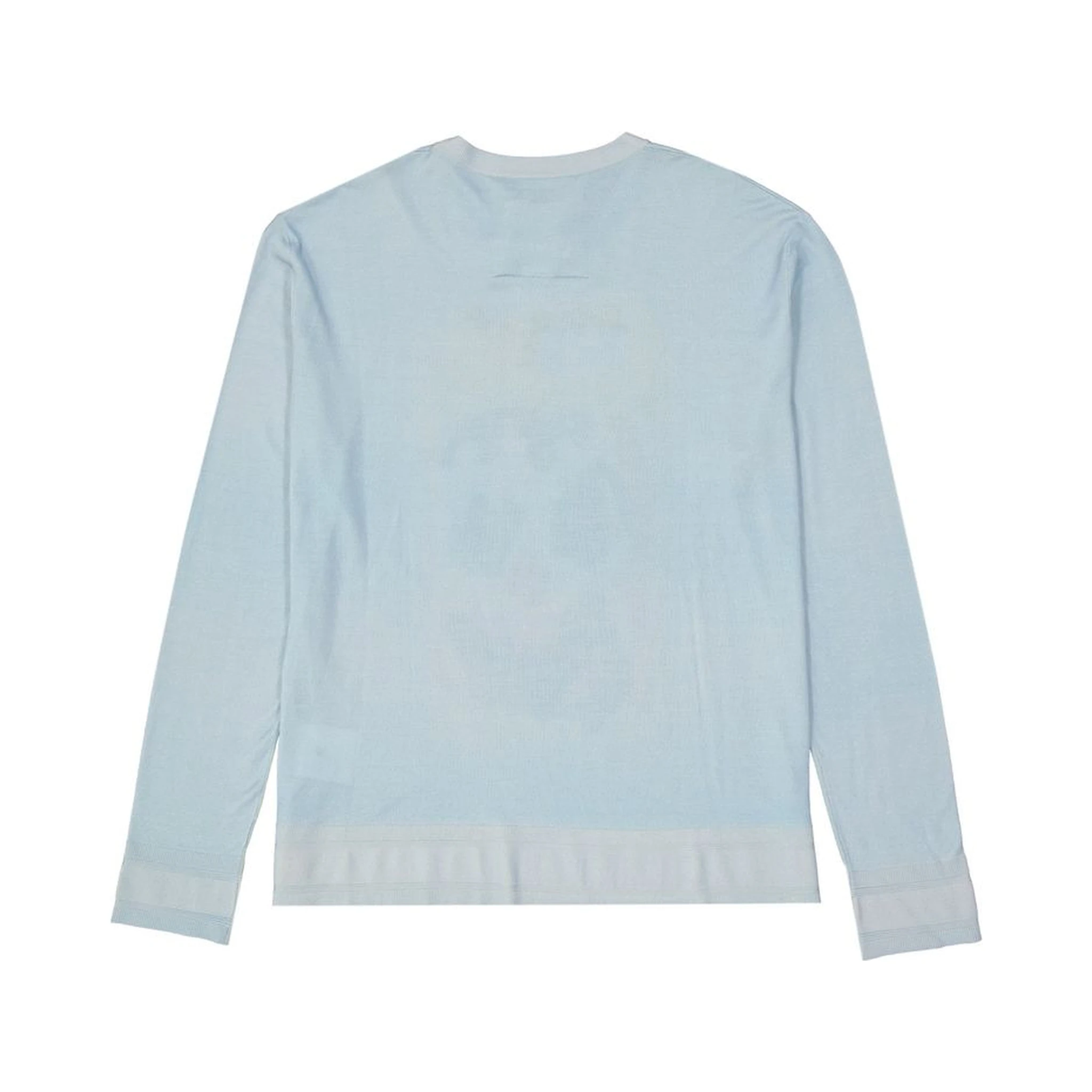 Blue Silk Sweatshirt