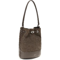 Brown Calf Leather Bos Taurus Handbag